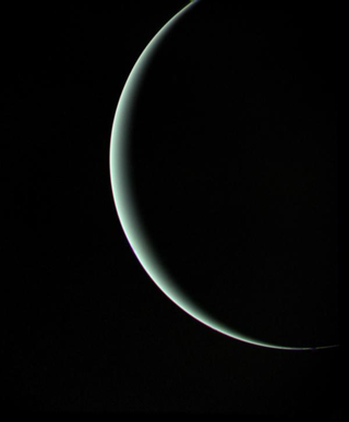 Illustration for article titled We Met Uranus, Our Solar System's Weirdest Planet, 30 Years Ago Today